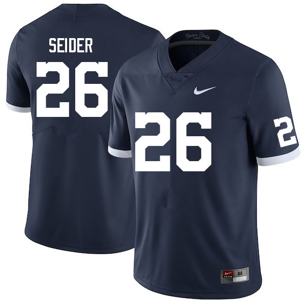 Men #26 Jaden Seider Penn State Nittany Lions College Football Jerseys Sale-Retro - Click Image to Close